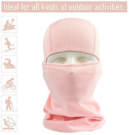 hikevalley Balaclava Face Mask Adjustable Windproof UV Protection Hood