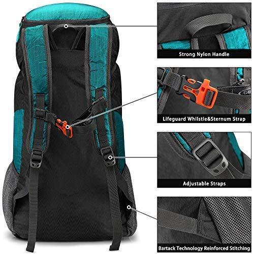 G4Free Lightweight Packable Hiking Backpack 40L Travel Camping Daypack Foldable