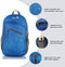 Outlander Ultra Lightweight Packable Water Resistant Travel Hiking Backpack Daypack Handy Foldable Camping Outdoor Backpack