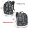 Outdoor 3 Day Expandable 40-64L Backpack Military Tactical Hiking Bug Out Bag