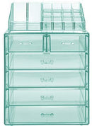 Sorbus Acrylic Cosmetic Makeup and Jewelry Storage Case Display-Spacious Design-for Bathroom, Dresser, Vanity and Countertop (4 Large, 2 Small Drawers, Clear)