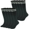 Youth Soccer Socks Fasoar Teens Knee High Football Socks Long Striped Rugby Tube Socks 2/6/10 Pairs