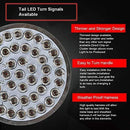 Motorcycle LED Light 2" 50mm Bullet Style LED Turn Signals Pannel For Motor bike Sporter Softail Touring (1157 base-1)