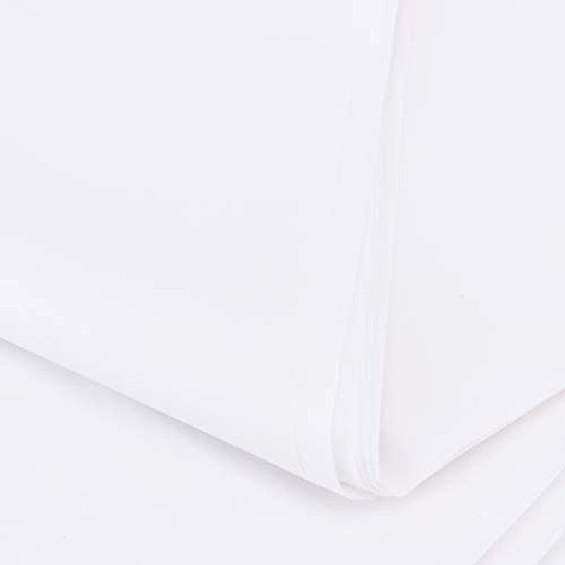 Tosnail 12-Pack Disposable Plastic Tablecloth Rectangle Table Cover - 54 Inch x 108 Inch White