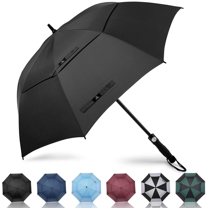 Prospo Golf Umbrella 62/68 inch Large Heavy Duty Automatic Open Windproof Double Canopy Oversized Stick Vented Umbrellas