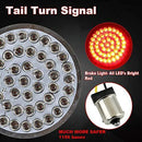 Motorcycle LED Light 2" 50mm Bullet Style LED Turn Signals Pannel For Motor bike Sporter Softail Touring (1157 base-1)