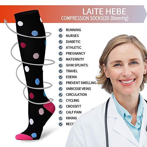 Compression Socks for Women and Men-Best Medical,for Running,Athletic,Circulation & Recovery