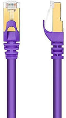 Maximm Cat7 Ethernet Cable, 15 Feet, Grey, 10-Pack - Pure Copper - RJ45 Gold-Plated Snagless Connectors 600 MHz, 10 Gbps. for Fast Network & Computer Networking + Cable Clips and Ties