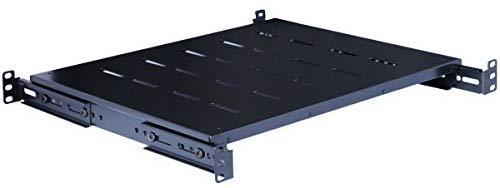 22U 4 Post Open Frame 19'' Server/Audio Networking Data Steel Rack Deep 24" with one Fixed Shelf