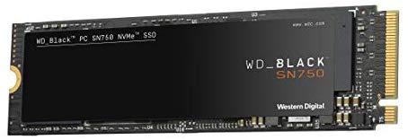 WD_Black SN750 500GB  NVMe Internal Gaming SSD - Gen3 PCIe, M.2 2280, 3D NAND, Up to 3430 MB/s - WDS500G3X0C