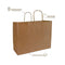 16x6x12" - 50 Pcs - Kraft Paper Shopping Bags, Paper Bags with Handles, Gift Bags, Brown Bags Bulk