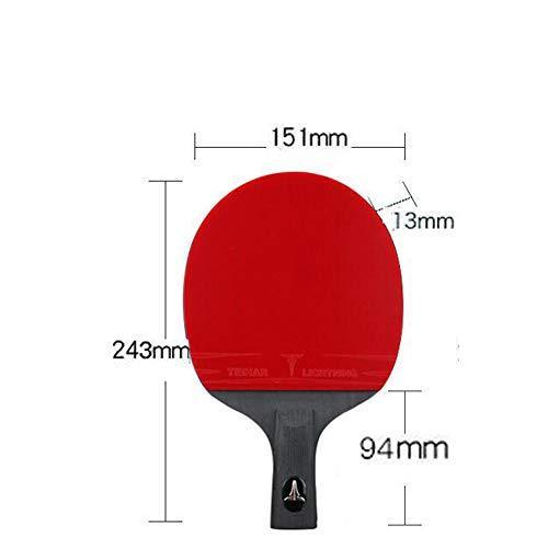 SSHHI 6 Star Table Tennis Bats,Ping Pong Paddle Professional,Comfortable Handle,Can Be Used for Indoor and Outdoor Game,Fashion/As Shown / 15.1×25.8CM