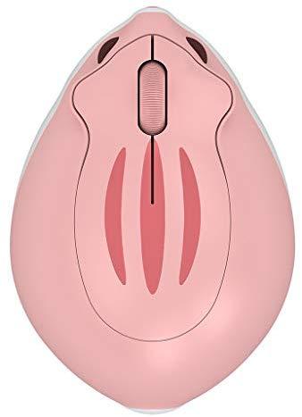 Cathy Clara Cute Hamster Mouse Wireless Mouse 2.4 Ghz 1200 DPI Low Noise Battery Powered Optical Mice for Windows Computer PC Laptop Gift for Girls Kids