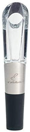 Andre Lorent Wine Aerator and Pourer, 1.1 x 1.1 x 5.2 inches, Clear/Stainless Steel