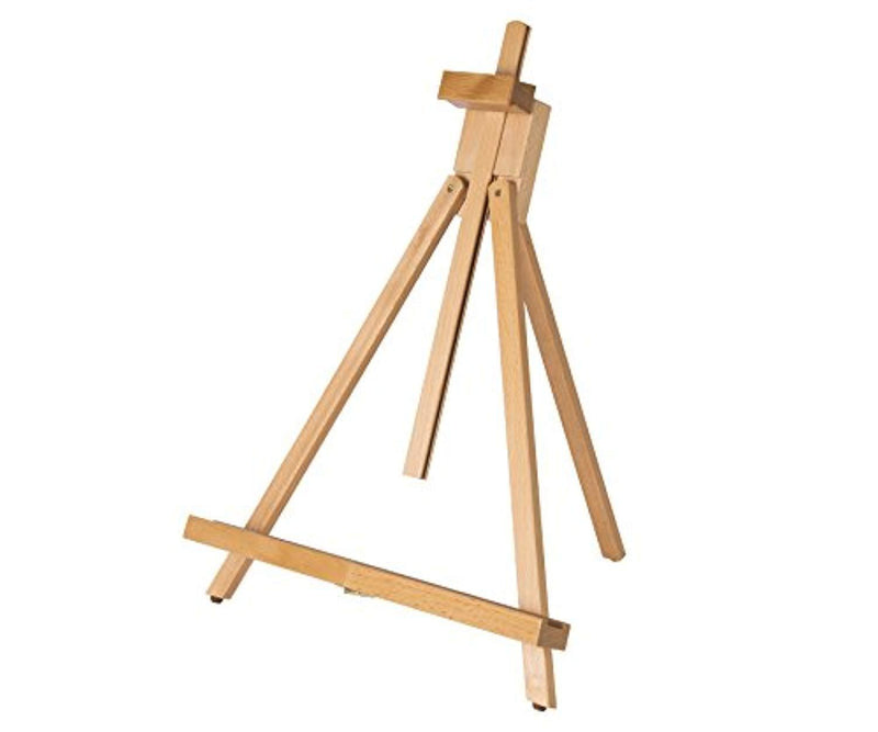 Adjustable 18 to 31-1/2 inch CONDA Medium Portable Beech Wood A-Frame Easel