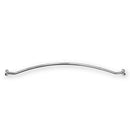 BINO Expandable Curved Shower Curtain Rod, Polished Chrome - 48" to 72"