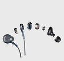 Aux Headphones/Earphones/Earbuds, (2 Pack) 3.5mm Wired in-Ear Headphones with Mic and Remote Control Compatible with Galaxy S9 S8 S7 S6 S5 S4 Edge + Note 4 5 6 7 8 9 and More Android Devices(Black)