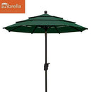 EliteShade 9Ft Market Umbrella Patio Outdoor Backyard Aluminum Table Umbrella (FadeSafe Beige)