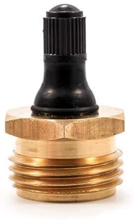 Camco Heavy Duty Brass Blow Out Plug - Helps Clear the Water Lines in Your RV During Winterization and Dewinterization (36153)