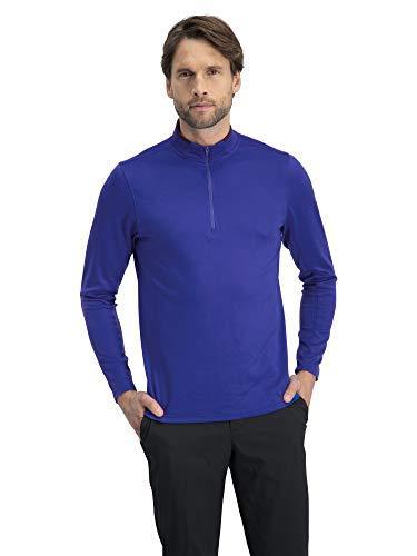 Golf Half Zip Pullover Men - Fleece Sweater Jacket - Mens Dry Fit Golf Shirts