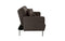 DIVANO ROMA FURNITURE Modern Plush Tufted Velvet Splitback Living Room Futon (Dark Grey)