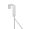 Magicfly Over The Door Closet Rod, Heavy-Duty Over The Door Hanger Rack with Hanging Bar for Coat, Towels Holder, Freshly Ironed Clothes, White