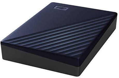 WD 4TB My Passport for Mac Portable External Hard Drive - Blue, USB-C/USB-A - WDBA2F0040BBL-WESN