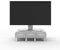 Mind Reader PC, Laptop, IMAC Monitor Stand and Desk Organizer, Black