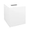 Tangerine Art Lacquer Boutique Tissue Holder, White