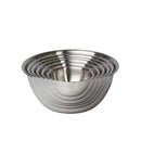 6 Piece Stainless Steel Euro Style Mixing Bowl Set