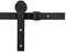 U-MAX 6 Ft Sliding Barn Door Hardware Kit -Heavy Duty Sturdy, Smoothly and Quietly -Easy to Install - Fit 36"-40" Wide Door Panel (I Shape Hanger)