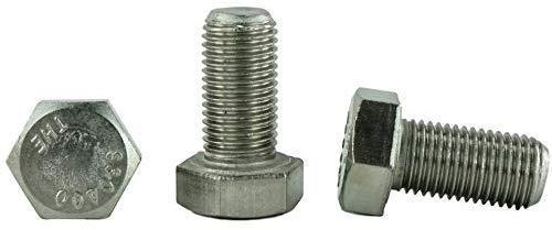 Stainless 3/8-24 x 3" Hex Head Bolts (3/4" to 5" Length in Listing), 304 Stainless Steel, SAE Fine Thread, 25 Pieces (3/8-24 x 3")