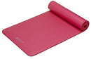 Gaiam Essentials Thick Yoga Mat Fitness & Exercise Mat with Easy-Cinch Yoga Mat Carrier Strap (72"L x 24"W x 2/5 Inch Thick)