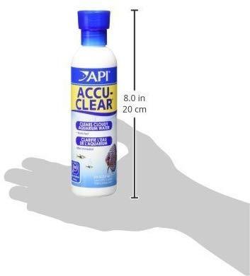 API ACCU-CLEAR Water clarifier, Clears cloudy aquarium water within several hours, Use weekly and when cloudy water is observed in freshwater aquariums only