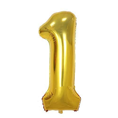 2019 Happy New Year Balloons | 40-inch Gold 2019 Number Foil Large Balloons | Perfect for New Year’s Party/Events as Balloon Decorations