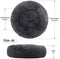 Nest 9 Donut Dog Cat Bed, Soft Plush Pet Cushion, Anti-Slip Machine Washable Self-Warming Pet Bed - Improved Sleep for Cats Small Medium Dogs (Multiple Sizes)