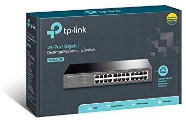 TP-Link 5 Port Gigabit Ethernet Network Switch | Ethernet Splitter | Sturdy Metal w/ Shielded Ports | Plug-and-Play | Traffic Optimization | Unmanaged (TL-SG105)