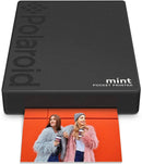 Polaroid Mint Pocket Printer W/ Zink Zero Ink Technology & Built-In Bluetooth for Android & iOS Devices - Black