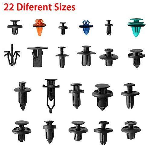 Auto Body Retainer Clips Plastic Fasteners Push Rivets Clips Set Tailgate Handle Rod Clip 19 MOST Popular Sizes Door Trim Panel Clips 460 PCS With 1 Plastic Fastener Remover For GM Ford Chevy Toyota