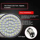 Motorcycle LED Light 2" 50mm Bullet Style LED Turn Signals Pannel For Motor bike Sporter Softail Touring (1157 base-1)