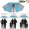 G4Free 54 62 68 inch Extra Large Windproof Golf Umbrella UV Protection Automatic Open Double Canopy Vented Sun Rain Umbrella Oversize Stick Umbrellas