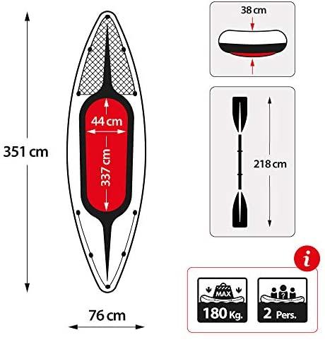 Intex Challenger K1 Kayak, 1-Person Inflatable Kayak Set with Aluminum Oars and High Output Air Pump