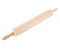 15-Inch Long Wooden Rolling Pin, Hardwood Dough Roller With Smooth Rollers for Baking Bread, Pastry, Cookies, Pizza, Pie, and Fondant