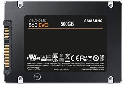 Samsung 860 EVO 500GB 2.5 Inch SATA III Internal SSD (MZ-76E500B/AM)