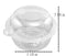 50 Pack Clear Plastic Single Individual Cupcake Muffin Dome Holders Cases Boxes Cups Pods by Cakes of Eden