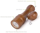 8-inch Wooden Pepper Mill, Natural by Newward