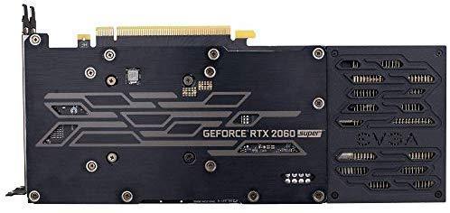 EVGA GeForce RTX 2060 Super XC Ultra, Overclocked, 2.75 Slot Extreme Cool Dual, 65C Gaming, RGB, Metal Backplate, 8GB GDDR6, 08G-P4-3163-KR