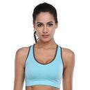 BAOMOSI Women's Seamless Racerback Sports Bra High Impact Support Yoga Gym Workout Fitness