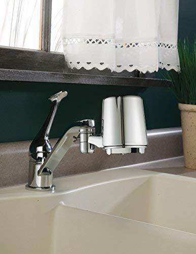 Culligan FM-25 Faucet Mount Filter with Advanced Water Filtration, Chrome Finish