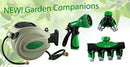 ikris Garden Hose Nozzle 9-Pattern Metal Sprayer with Rubberized ComfortGrip